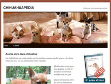 Tablet Screenshot of chihuahuapedia.com